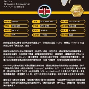 肯亞 🇰🇪 麒麟雅加 卡慕旺吉 AA TOP